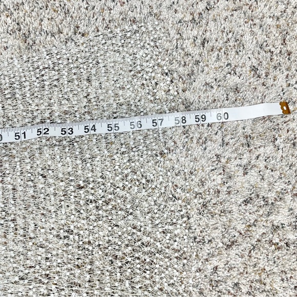 Lulus Sunlight Sparkle White Fishnet Rhinestone Maxi Dress Swim Coverup XS/S NWT - Picture 11 of 11